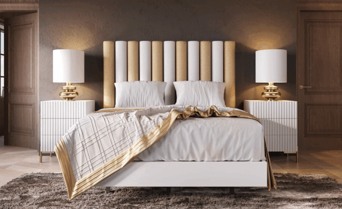 Modern Unique Fabricated Bed