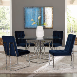 Latest Metal SS Base Dining Table in Karachi