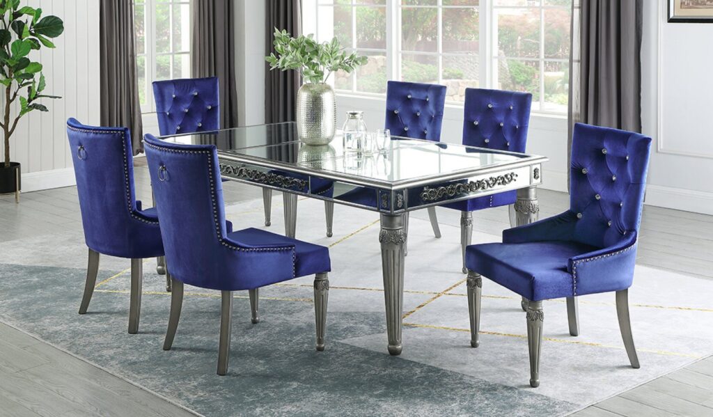 Beautiful Classy Dining Table Set With Classic Design Dining Table.