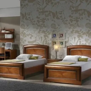 Buy Simple Wooden Single Bed Set online in Karachi Pakistan.