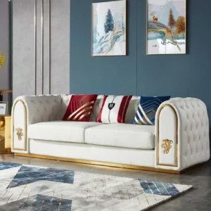 Royal Drawing Room Sofa Set Design With Beautiful Tufted Work. in Karachi