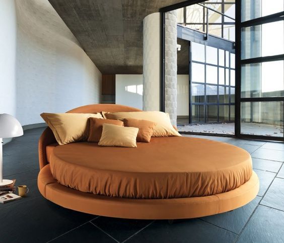 Buy Best Modern Round Bed Design online at Best Price in Karachi