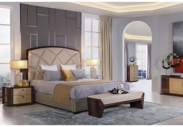 New Latest Polish Bedroom Furniture Design in Karachi Pakistan.