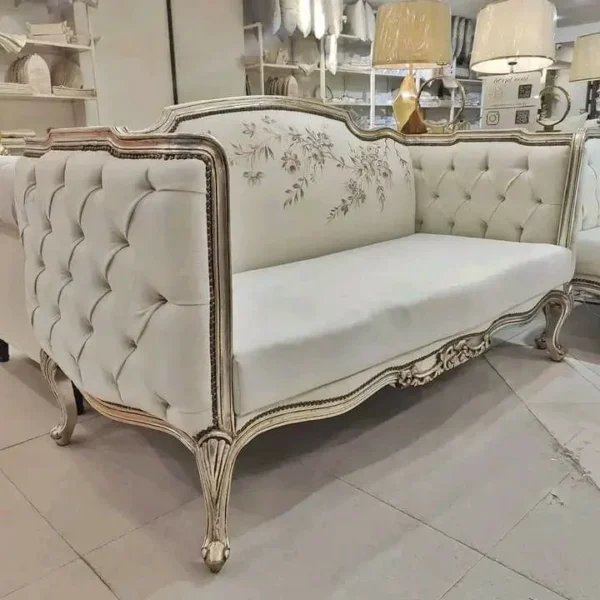 Sofa Set With Classy Victorian Design at Best affordable Price.