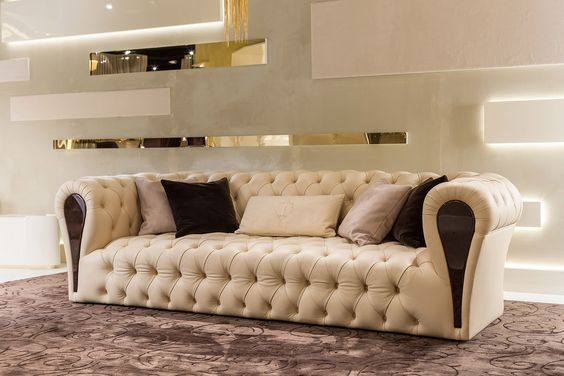 Chesterfield Sofa Set Design