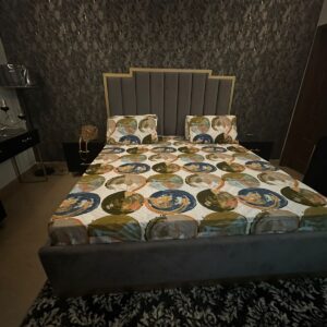 Customize Fabric Bed Design at Best affordable Price in Karachi.