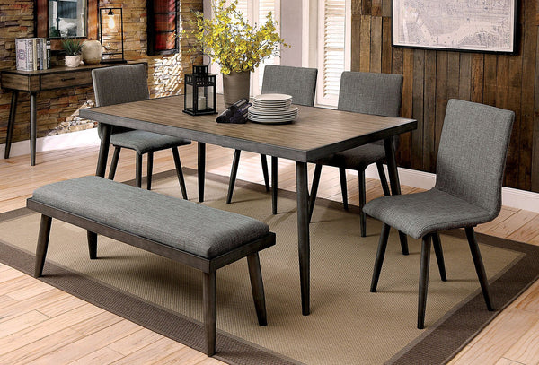 Bench Style dining table set