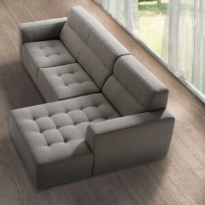 Simple Design Corner Sofa Set With Low Profile theme & Box Work